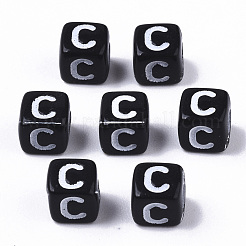 Непрозрачные акриловые бусины&nbsp;SACR-N002-01C-1