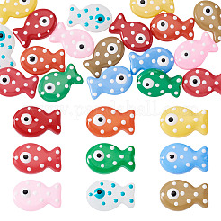 18 шт. двухцветные окрашенные стеклянные бусины&nbsp;LAMP-TA0002-16