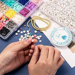 Наборы для изготовления эластичных браслетов в стиле хейши из бисера своими руками DIY-JP0005-86