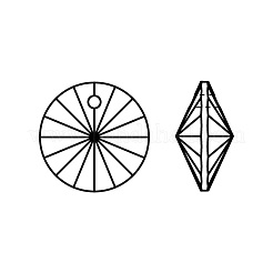 Подвески с кристаллами preciosa®&nbsp;X-PRC-PA10-00030