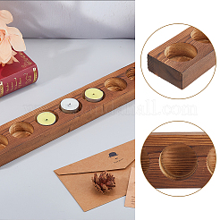 Holzkerzenhalter&nbsp;WOOD-WH0030-84