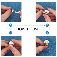 60шт 5 цвета регулируемые компоненты латунного кольца FIND-SZ0002-23-NR