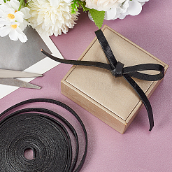 Плоские имитационные кожаные шнуры LC-WH0008-06A