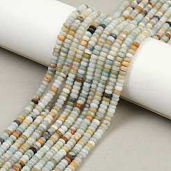 2 нити натуральных цветочных бусин амазонита нити G-PA0001-27