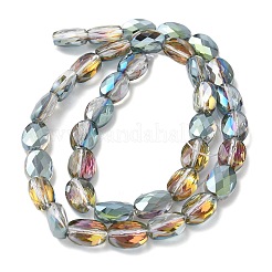 Стеклянные бусины с гальваническим покрытием &nbsp;EGLA-L045-A-HP02