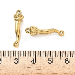 Итальянский рожок из нержавеющей стали 304 с корончатыми звеньями KK-D503-42G