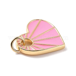 Подвески из латуни с эмалью в стойку KK-B054-07G-02