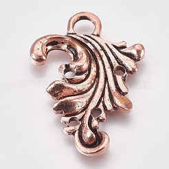 Экологичные застежки-крючки из цинкового сплава&nbsp;LS-PALLOY-WH0031-03R