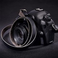 Bretelles d'appareil photo en cuir pu&nbsp;FIND-WH0116-40A
