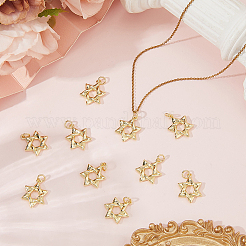 10шт латунные подвески&nbsp;KK-BBC0023-01