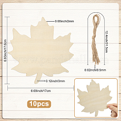 Тема дня благодарения незаконченные деревянные подвесные украшения&nbsp;HJEW-WH20003-47C