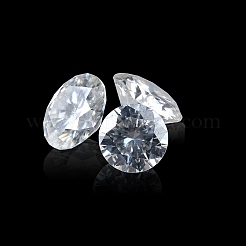 Pietre sciolte moissanite taglio rotondo brillante cabochon&nbsp;RGLA-F081-01G
