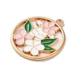 Pendentifs d'émail en alliage&nbsp;LS-ENAM-147-03A-G