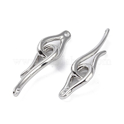 Крюк и глаз латунные застежки X-KK-B087-18P