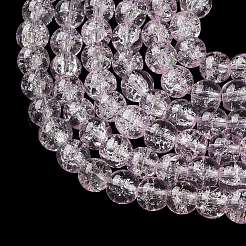 Стеклянные бусины кракле&nbsp;GLAA-XCP0002-03B