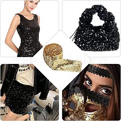 Рулоны цепи с пайетками из полиэстера OCOR-FG0001-15C