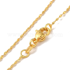 Ожерелья-цепочки с латунными звеньями&nbsp;NJEW-M217-02G