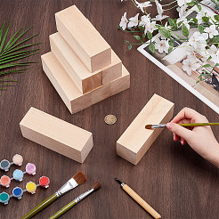 8 Stück unbehandelter Holzbastelblock&nbsp;WOOD-OC0004-45