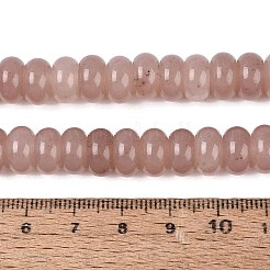 Chapelets de perles de jade blanche naturelle&nbsp;G-Q613-01F-33