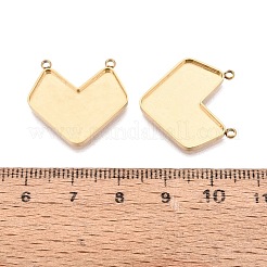Cabochon-Anhängerkomponente aus Edelstahl 304&nbsp;STAS-Q113-31G