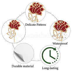 8 лист пластиковые водонепроницаемые самоклеящиеся наклейки с картинками DIY-WH0428-080
