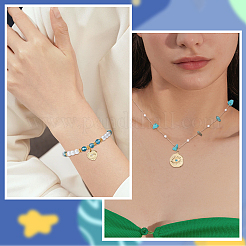 10 шт. 5 стиля подвески из нержавеющей стали 304&nbsp;STAS-SC0009-40