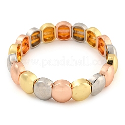 Эластичные браслеты из латуни с покрытием стойки BJEW-L460-002A