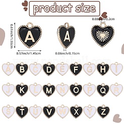 2 комплект подвесок с эмалью из сплава 2 цветов&nbsp;ENAM-SZ0004-36