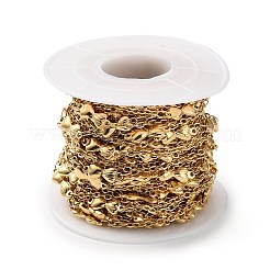 Ионное покрытие (ip) 304 нержавеющая сталь двухзвенные цепи сердцевидной формы&nbsp;CHS-G027-11G