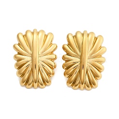 Серьги-гвоздики из нержавеющей стали 304 EJEW-R020-03G