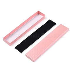 Шкатулки для ожерелья из фактурного картона с ромбами&nbsp;CBOX-T006-03E