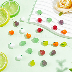 36 pièces 6 couleurs perles de chalumeau faites à la main&nbsp;LAMP-ME0001-28
