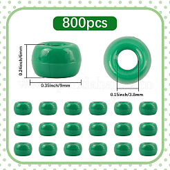 800 шт. окрашенные распылением пластиковые бусины KY-SP0001-56C
