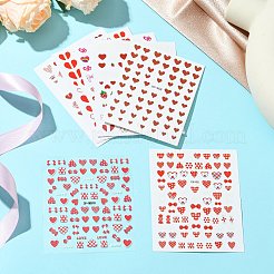 7 лист 7 стиля бумажные наклейки для дизайна ногтей на тему Дня святого Валентина&nbsp;DIY-CJ0002-86