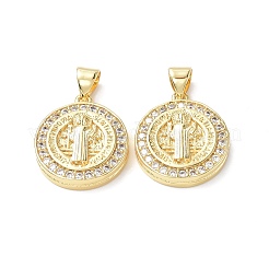 Латунные микро проложить кубического циркония подвески&nbsp;KK-F845-20G