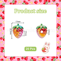 20шт акриловые бусины DIY-PH0032-43B