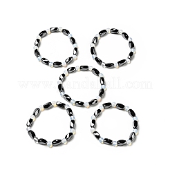 Bracciali elastici rotondi in opalite&nbsp;BJEW-G072-1