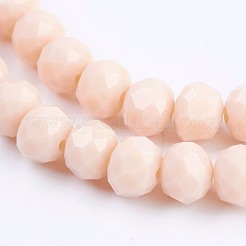 Непрозрачное стекло бисер нитей&nbsp;EGLA-F122-8x6mm-NC06