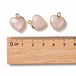Гальванические розовые кварцевые подвески G-T112-03H
