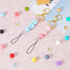 Колпачки для игл из пищевого экологически чистого силикона «Маргаритка и лист» DIY-DC0002-23