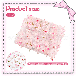 Градиент 3d бабочка полиэстеровая марлевая ткань&nbsp;AJEW-WH20006-148C