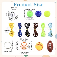 Kit per realizzare keychian fai da te&nbsp;DIY-CJC0014-09A