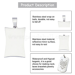 Подвески из нержавеющей стали 304 STAS-UN0013-47P