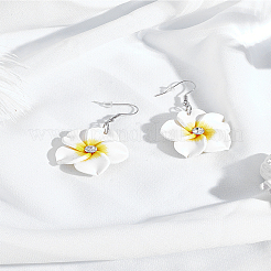 1 пара сережек-подвесок из полимерной глины в стиле бохо&nbsp;EJEW-LP0007-109