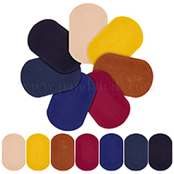 14 шт. 7-х цветные шерстяные флокированные нашивки на одежду DIY-PH0002-75A