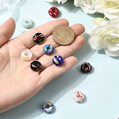 Main millefiori perles au chalumeau européennes&nbsp;LK-R010-M