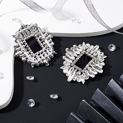 Украшение для обуви из хрусталя и горного хрусталя из сплава&nbsp;DIY-FG0003-75