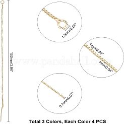 6 пара двухцветных латунных сережек-гвоздиков&nbsp;KK-UN0001-07