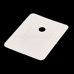 50 шт. прямоугольные бумажные карточки с принтом короны для сережек CDIS-M008-01B