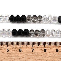 Стеклянные бусины с гальваническим покрытием &nbsp;EGLA-G039-09B-01